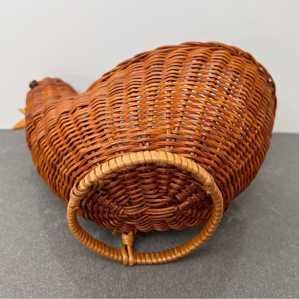 Vintage Avon chicken chick menagerie wicket basket with original box - Picture 5 of 8